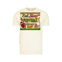 Vintage Arctic eat sleep football repeat tumbler Vintage Tee - BundleAndBundleShop