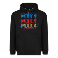 Black merica merica merica vibes Heavyweight Hoodie - RanaPortraitStore