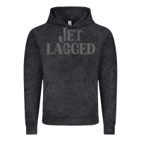 Vintage Black jet lagged cute world traveler & funny vacation pullover hoodie Vintage Hoodie - linhVisuals