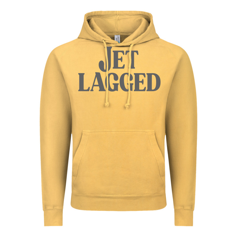 Jet Lagged Cute World Traveler & Funny Vacation Pullover Hoodie Vintage Hoodie by linhVisuals | Teevron