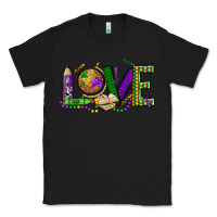 Black love teacher mardi gras Classic Tee - OliviaCreatesArt