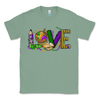 Sage love teacher mardi gras Classic Tee - OliviaCreatesArt