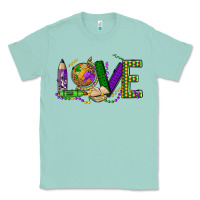 Seafoam love teacher mardi gras Classic Tee - OliviaCreatesArt