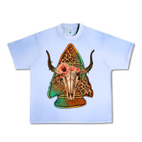 Grape Ice bullskull arrowhead Urban Heavy Tee - Jasminsmagicworld