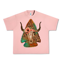 Salmon bullskull arrowhead Urban Heavy Tee - Jasminsmagicworld