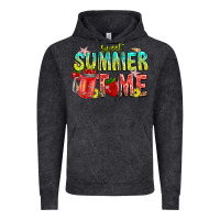 Vintage Black summer time Vintage Hoodie - CowhideDigitalArt