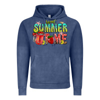 Vintage Denim summer time Vintage Hoodie - CowhideDigitalArt