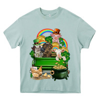 Arona St. Patrick's Day animal truck Heavy Core Tee - CowGirlArtShop