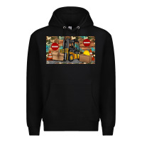 Black forklift sippy Premium Hoodie - Artiststas