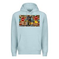 Blue Mist forklift sippy Premium Hoodie - Artiststas