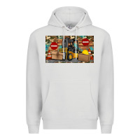 Dove Grey forklift sippy Premium Hoodie - Artiststas