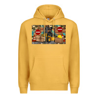 Mustard forklift sippy Premium Hoodie - Artiststas