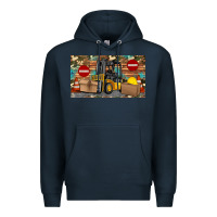 Navy forklift sippy Premium Hoodie - Artiststas
