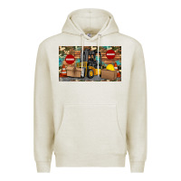 Oatmeal Heather forklift sippy Premium Hoodie - Artiststas