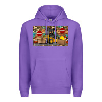 Purple forklift sippy Premium Hoodie - Artiststas