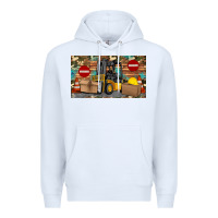 White forklift sippy Premium Hoodie - Artiststas