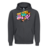 Smoke hello pre k Zipper Hoodie - JahusDesignShop