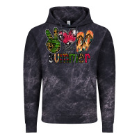 Cloud Black peace love summer Vintage Hoodie - CowhideDigitalArt