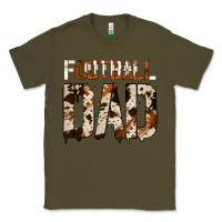 Army Green no background american football dad Classic Tee - Jasminsmagicworld