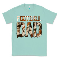 Seafoam no background american football dad Classic Tee - Jasminsmagicworld
