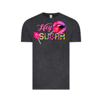 Vintage Black hey sugar valentine's day Vintage Tee - FaDigitalArtStudio