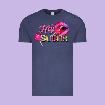 Hey Sugar Valentine's Day Vintage Tee Designed By Fadigitalartstudio