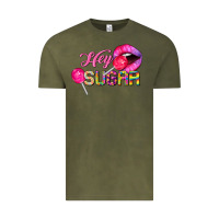 Vintage Olive hey sugar valentine's day Vintage Tee - FaDigitalArtStudio