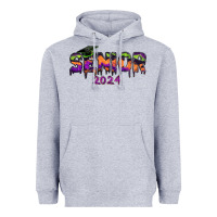 Heather Grey senior 2024 halloween Heavyweight Hoodie - RanaPortraitStore