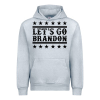 Heather Grey let's go brandon black Urban Hoodie - Jasminsmagicworld