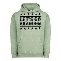Pigment Oil Green let's go brandon black Urban Hoodie - Jasminsmagicworld