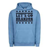 Pigment Pebble Blue let's go brandon black Urban Hoodie - Jasminsmagicworld