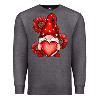 Charcoal Heather valentines day red Premium Sweatshirt - RanaPortraitStore