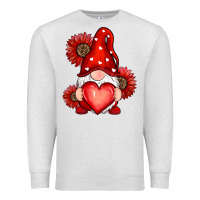 Oatmeal Heather valentines day red Premium Sweatshirt - RanaPortraitStore
