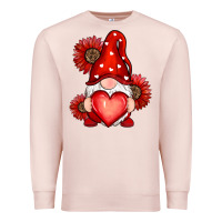 Pale Pink valentines day red Premium Sweatshirt - RanaPortraitStore