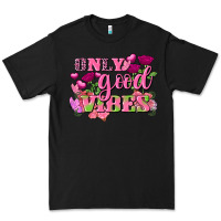 Black Valentine's Day only good vibes Premium Tee - FaDigitalArtStudio