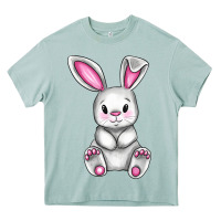 Arona Cute bunny Easter Heavy Core Tee - CowGirlArtShop
