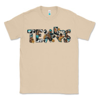 Mushroom texas sunflower cowhide leopard texas map Classic Tee - Artiststas