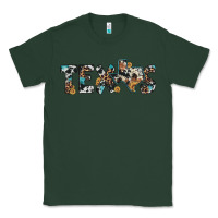 Sports Green texas sunflower cowhide leopard texas map Classic Tee - Artiststas