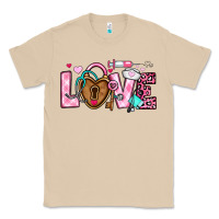 Mushroom love valentines day nurse Classic Tee - OliviaCreatesArt