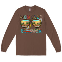 Chestnut Mom Bad Summer Long Sleeve Tee - CowhideDigitalArt