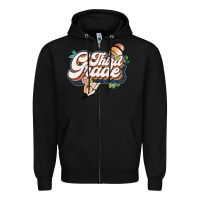 Black third grade Zipper Hoodie - JahusDesignShop