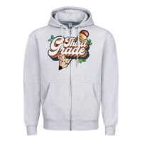 Heather Grey third grade Zipper Hoodie - JahusDesignShop