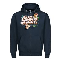 Navy third grade Zipper Hoodie - JahusDesignShop