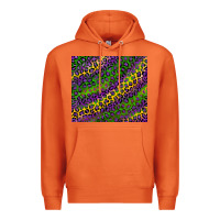 Carrot mardi gras leopard background Premium Hoodie - RanaPortraitStore