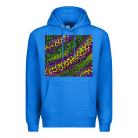 True Royal mardi gras leopard background Premium Hoodie - RanaPortraitStore