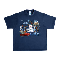 Navy I am Snow Cute Urban Heavy Tee - FaDigitalArtStudio