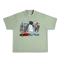 Oil Green I am Snow Cute Urban Heavy Tee - FaDigitalArtStudio