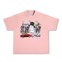 Salmon I am Snow Cute Urban Heavy Tee - FaDigitalArtStudio