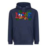 Navy love haitian republic Heavyweight Hoodie - RanaPortraitStore