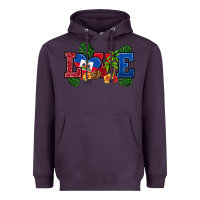 Plum love haitian republic Heavyweight Hoodie - RanaPortraitStore